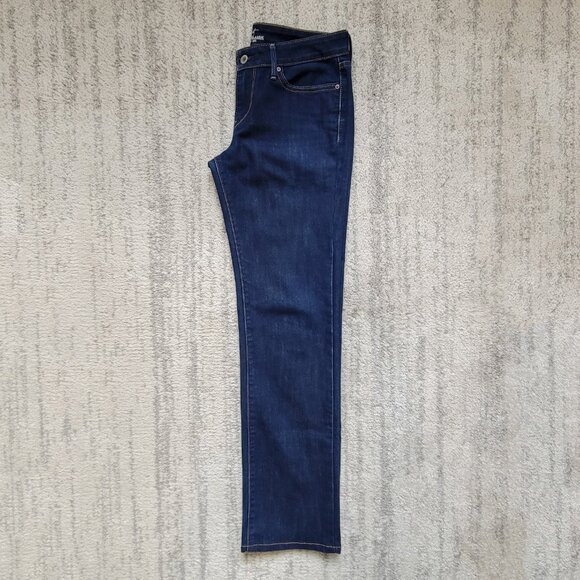 Levi's Jeans Women's Dark Blue Slight Curve Classic Straight Leg 6/28 - Picture 3 of 14